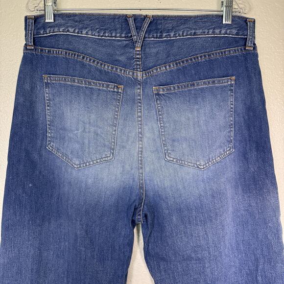 Veronica Beard Jeans Womens 32 Taylor High Rise Wide Leg Button Fly Durango Blue - Picture 8 of 14